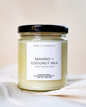 Mango and Coconut Milk Candle